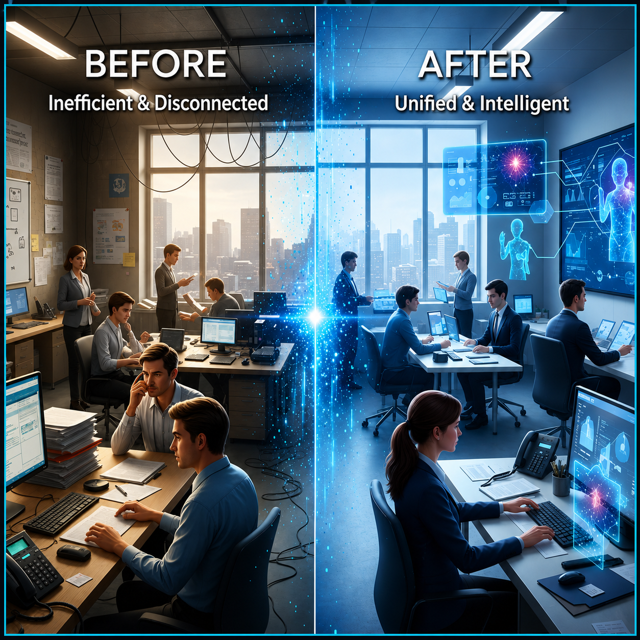 Before and After AI Transformation
